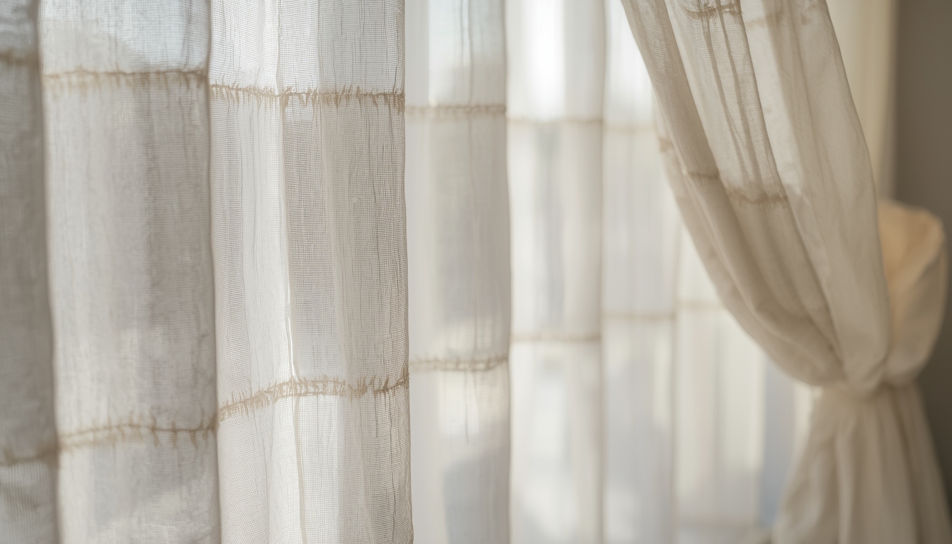 Vordalondroz woven sheer curtain